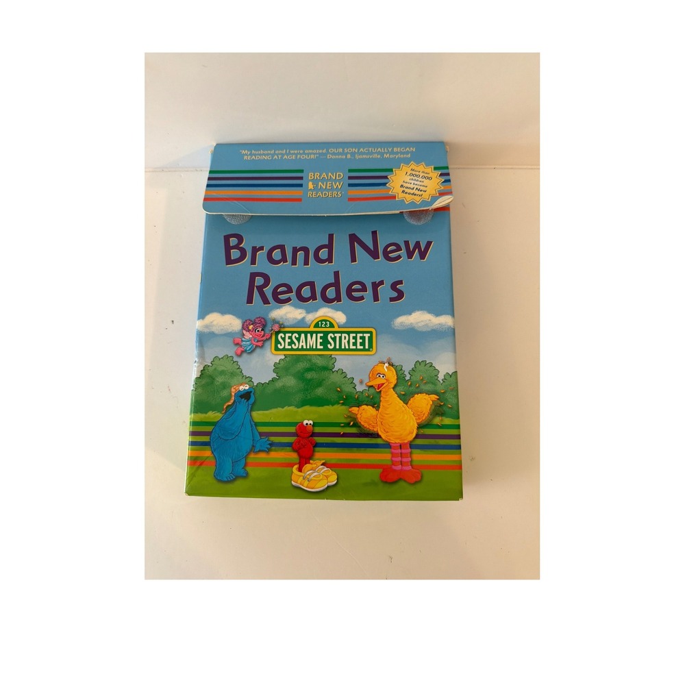 Sesame Street Brand New Readers Boxed Set 10 Books‎ Stickers Elmo Big Bird 2012